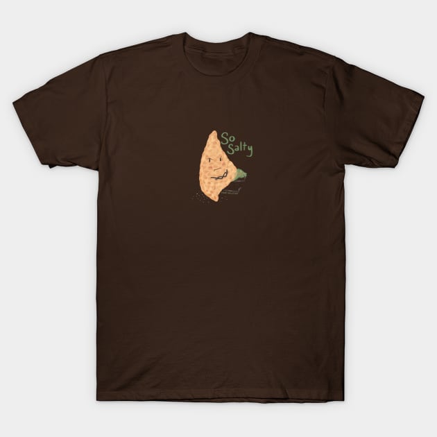 So Salty Chip T-Shirt by SarahWrightArt